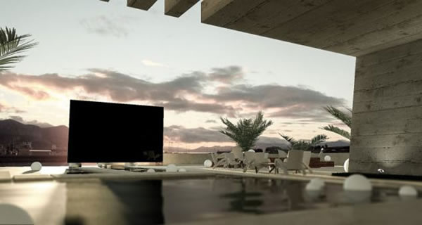 英国制造商Titan展示世界最大电视“宙斯” 与足球门差不多大小