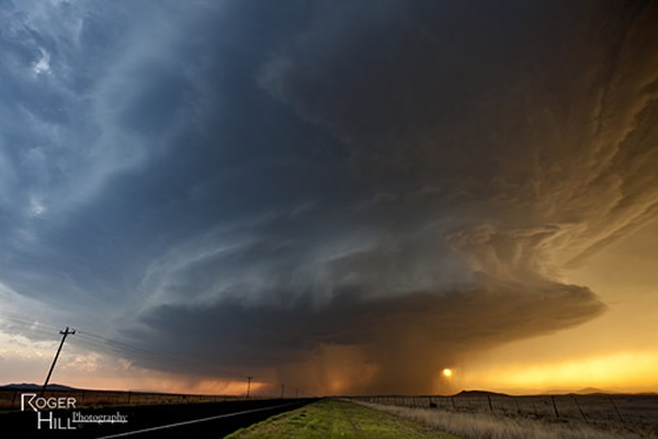 2009年美国德克萨斯州拍摄的超级单体风暴照片