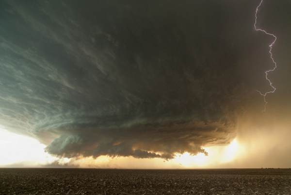 2013年美国德克萨斯州拍摄的超级单体风暴照片