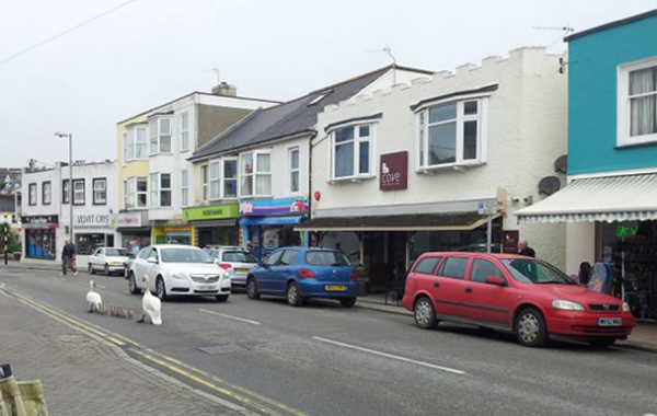 当地人介绍,天鹅夫妇是镇上的名人,从不爱走人行道,总喜欢在马路中间穿来穿去。