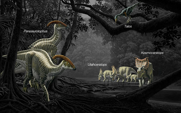 沼泽又湿、又热、又充满恐龙。
