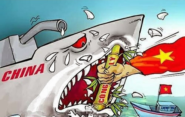 越南民众希望越南船只能一拳击毁大陆军舰