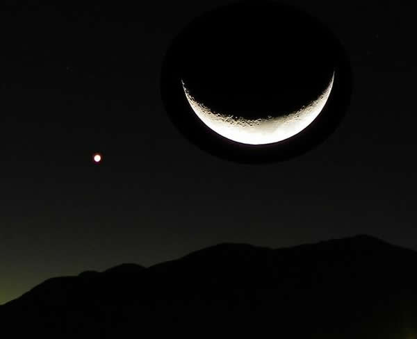 7月8日晚天宇将上演“土星伴月”天象