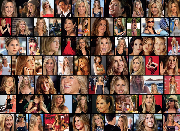 加州理工学院与加州大学洛杉矶分校的科学家利用名人照片来研究大脑如何处理眼睛看到的影像。在2005年的实验中,他们发现有一个神经元只在受试者看到珍妮佛.安妮斯顿的