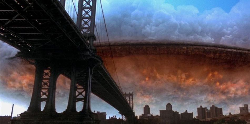 科幻片《独立日》中的场景