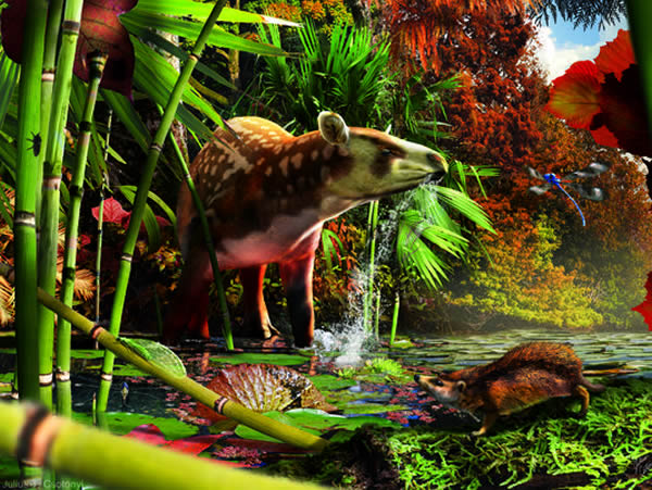 学名为Silvacola Acares的刺猬