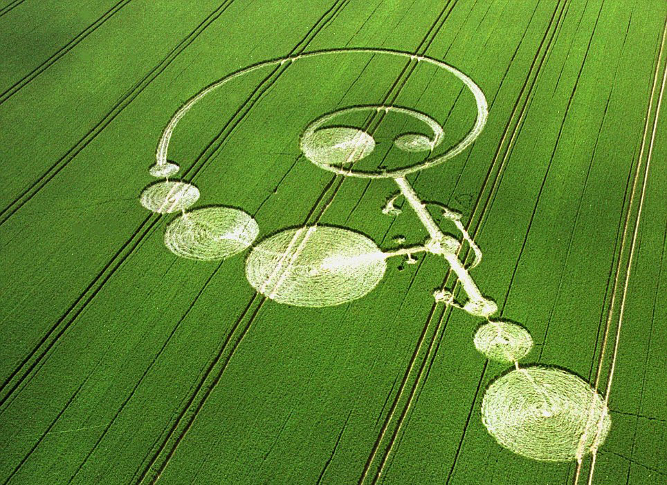 2004年6月出现在英国威尔特郡附近的麦田怪圈