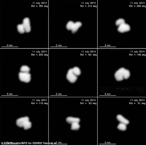 �������������ص�67P/����Ī��-����ϣ�ſ��������Ӱ�񡣿��Կ����������������������������ɡ�Ŀǰ�в��������Ե�ɣ���δ�������ڽ����и�����Ϣ