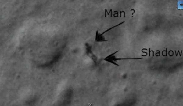 月球上惊现人型生物?