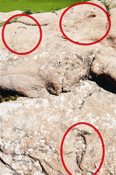 青海祁连:谁在岩石上留下神秘脚印