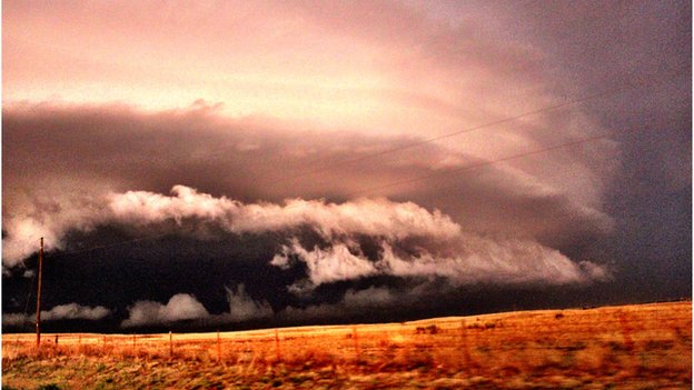 巴尔把车朝着天边一片像是正在降雨的乌云开去