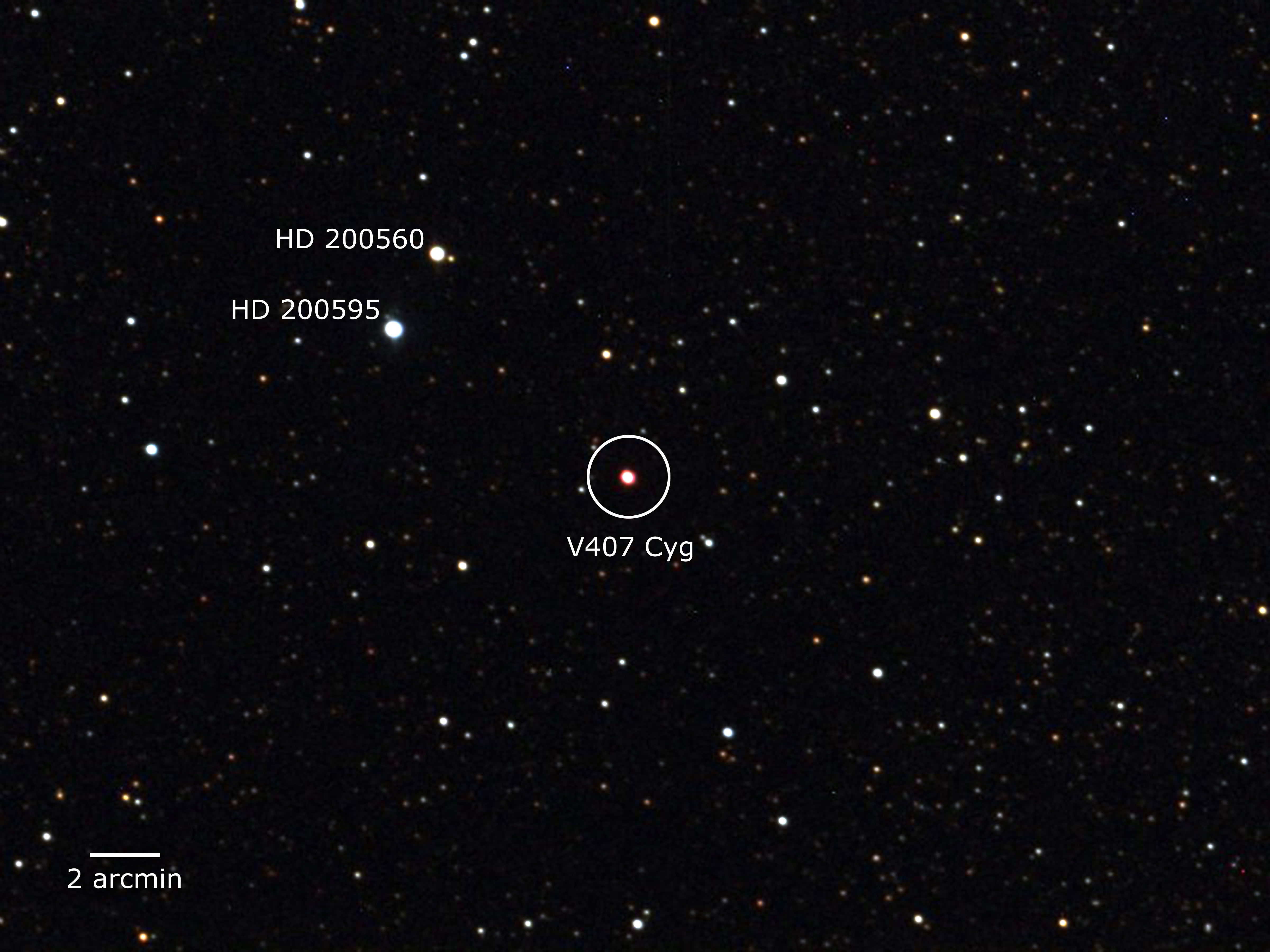 经典新星V407 Cyg