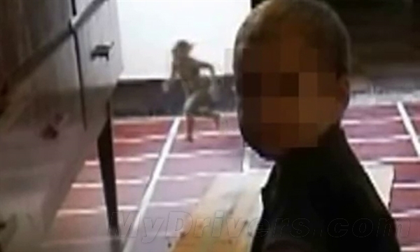 网上疯传“女子家中拍到诡异人形生物”视频