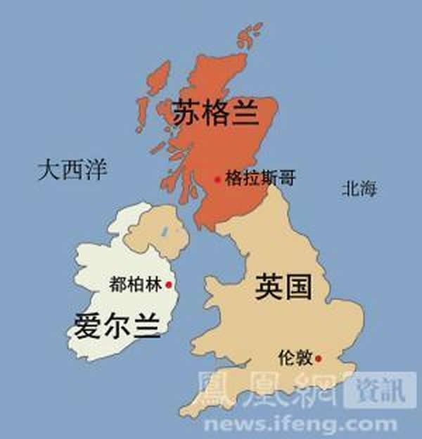 苏格兰人拍到天空中出现“独立云”:状如缺失的英国版图
