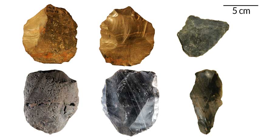 制备石质工具的方法在不同人群中同时演化