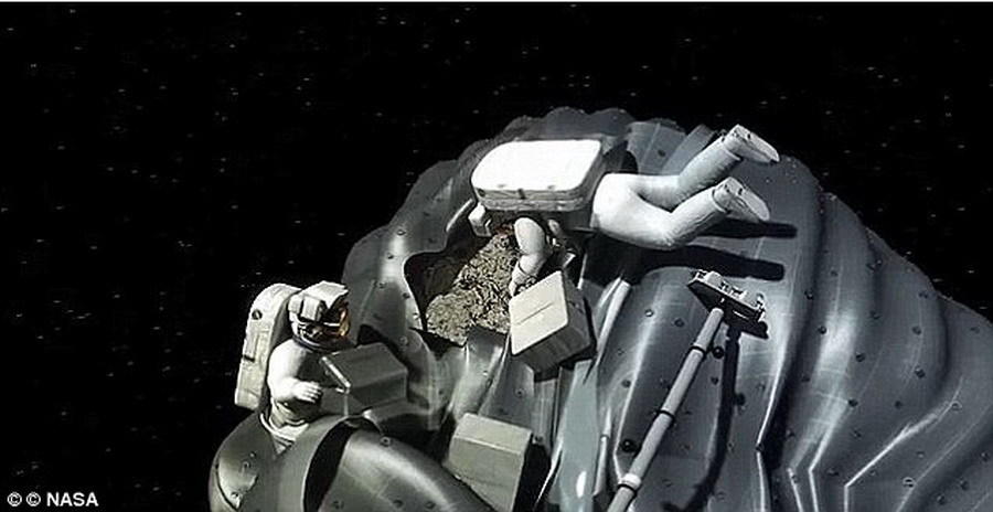 美国宇航局披露太空计划——2020年捕获一颗小行星