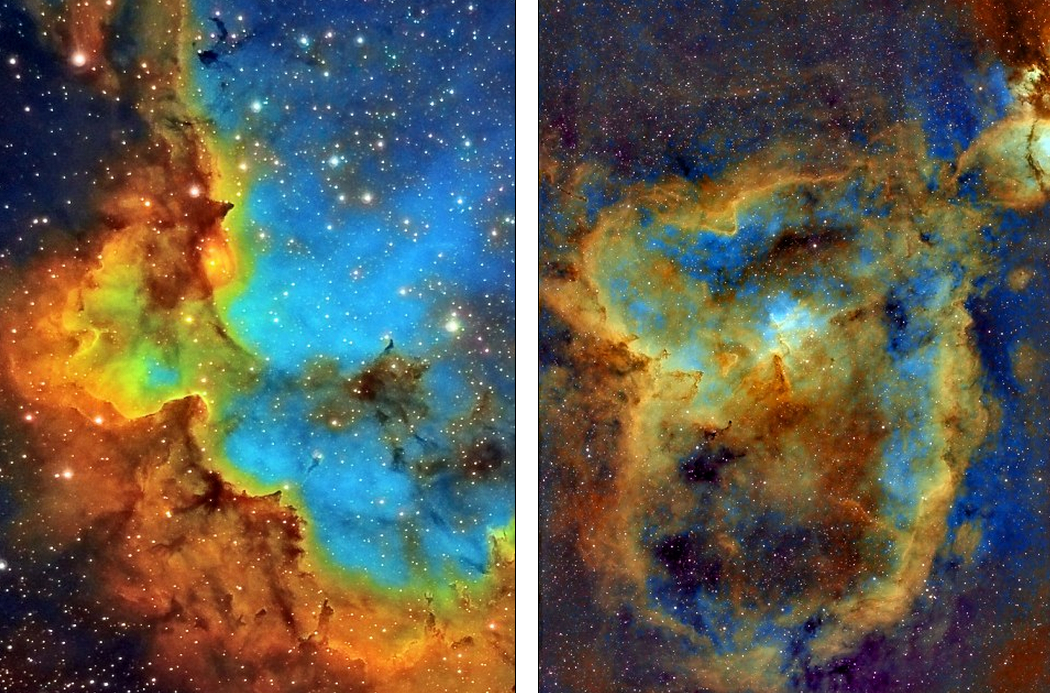 美国70岁业余天文爱好者在自家后院用小型天文望远镜捕捉壮美的超新星遗迹