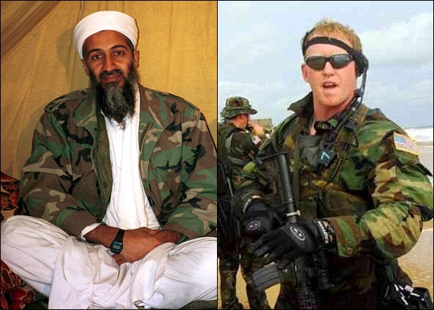 奥尼尔(右)称自己是拉登(左)刽子手。