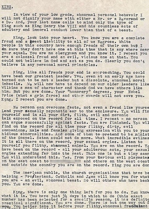 信中用上极羞辱及粗鄙字眼,又刻意错漏百出。