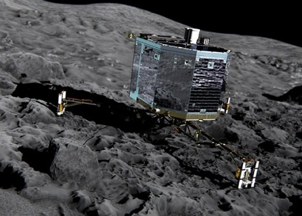 ESA����ģ�������67P���ǲɼ�������ͼƬ��