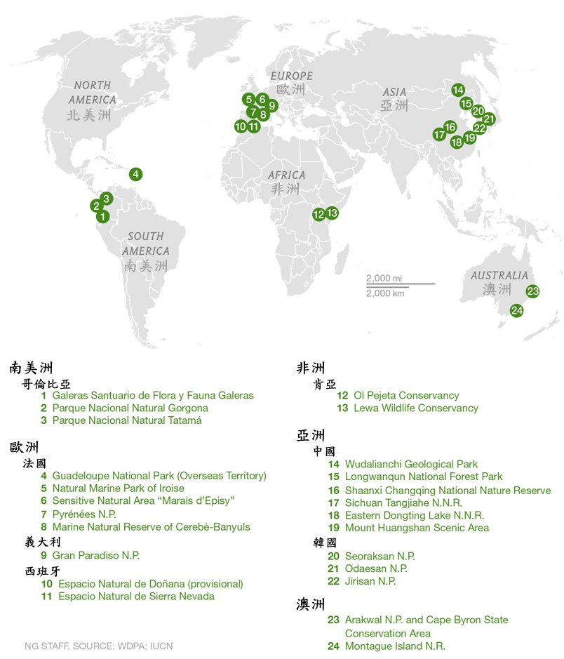 ȻˣIUCNɫ¼Green List of Protected Areas