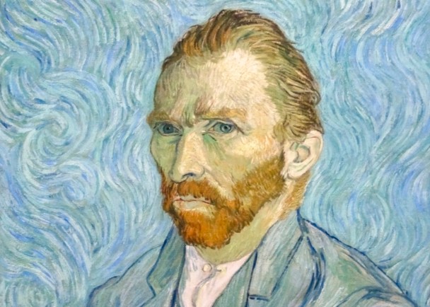 梵高过往一直被传是自杀身亡。图为梵高的自画像。