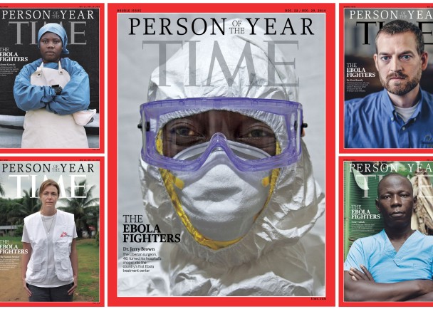 美国《时代》杂志公布本年度风云人物:治理伊波拉疫情医护人员荣膺