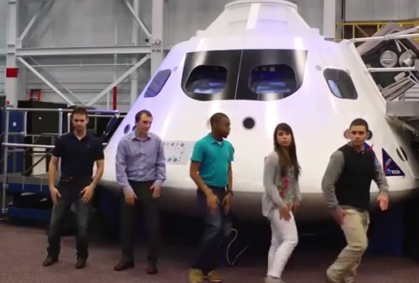 拍摄MV是为庆祝猎户座顺利升空