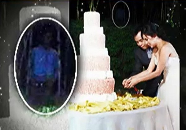 菲律宾一对演艺圈情侣举行的婚礼中拍到“幽灵”?