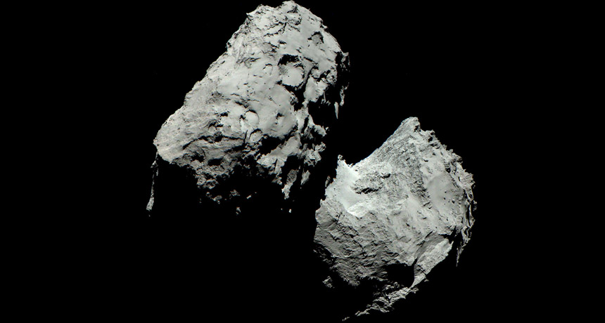 《科学》杂志宣布2014年十大科学突破:罗塞塔飞船及在彗星着陆居首