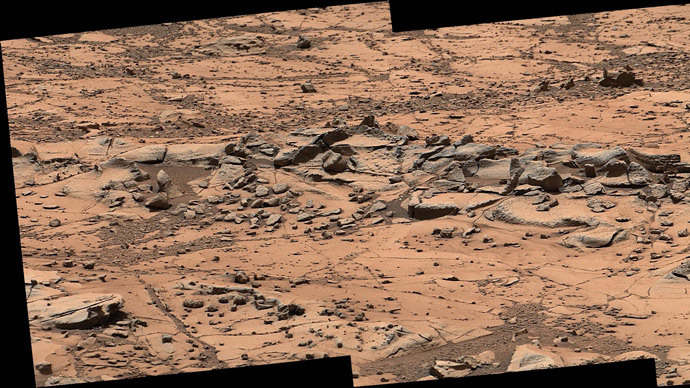 纳米超微型生物感应器将来或可协助寻找外星人。图为火星表面。