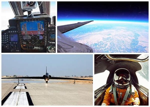 迈克尔有幸登上U-2侦察机,从地球边缘进行拍摄。