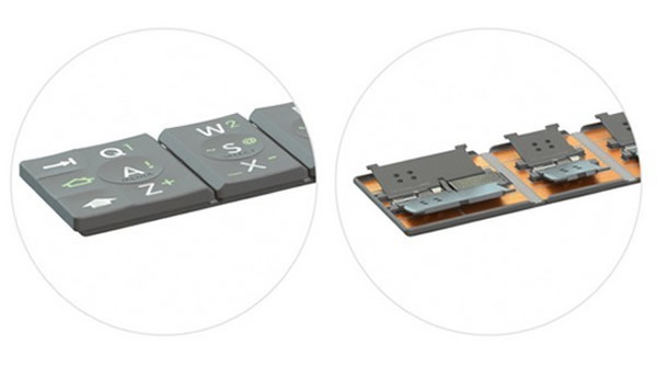 低头族救星:美国发明仅USB大小的蓝芽键盘(TextBlade)来拯救手机族