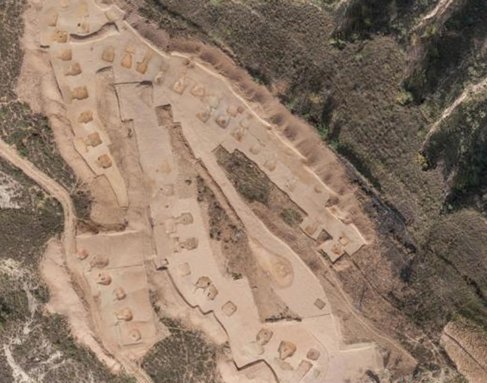 寨峁梁遗址2014年发掘总平面