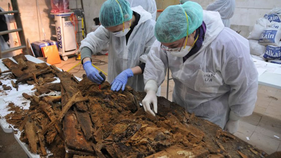 西班牙文豪塞万提斯棺木400年后曝光