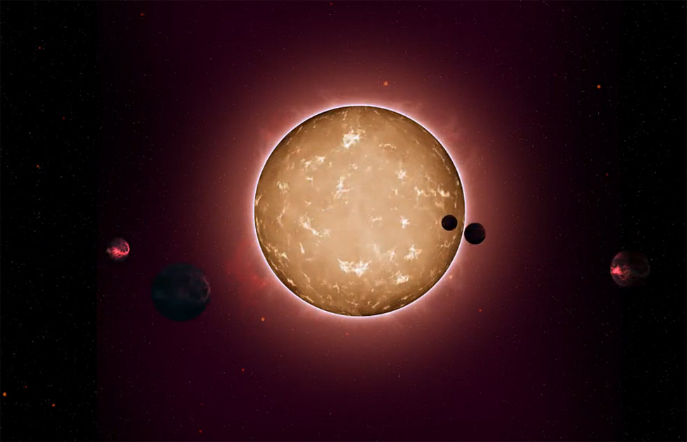 伯明翰大学制作的Kepler-444演示视频截图