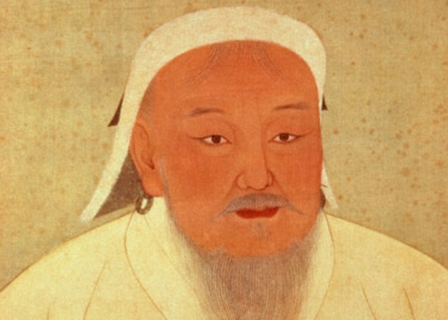 成吉思汗(图)或是其中一名在欧亚大陆开枝散叶的古领袖。