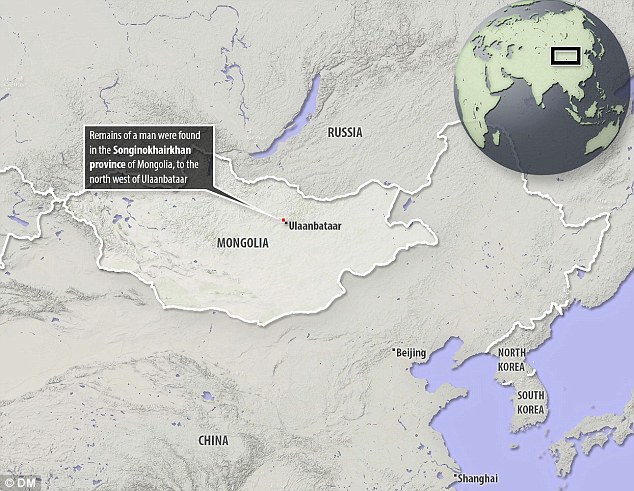 蒙古《晨报》报道称僧人干尸是1月27日在索格诺克哈尔克汗(Songinokhairkhan)发现的,用牛皮包裹。目前,这具干尸正在首都乌兰巴托接受法医学检测。