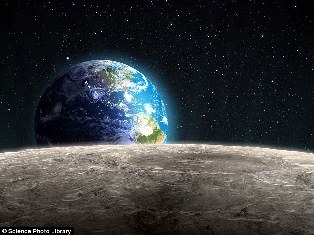 英国科学家表示形成地球生命的第一批细胞中可能有一些隐藏在月球