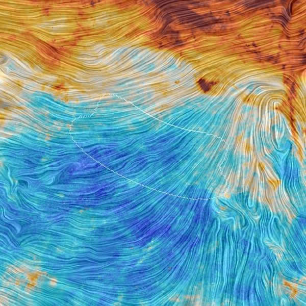 �����ϲ���յ�һ���֣��������ͼ��ŷ�����ʿ����ǻ�õ����ݣ������ð׵�����Ȧ����С����������ȥ���ϼ� BICEP2��Զ���۲���������