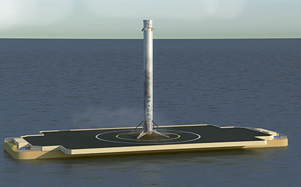 ʱһ峿SpaceX˾ٴγӥ-9ŵһظù˾ĺ½ƽ̨ǰϸ½е״ʧܸա