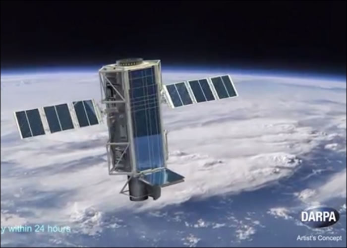 卫星抵达预定地点后,与火箭分离执行任务。