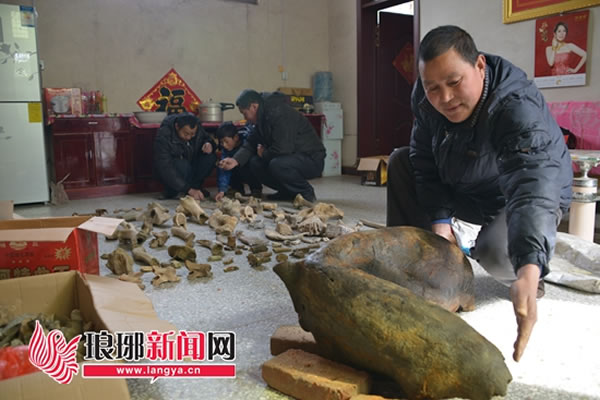 宋凤军和他收集的石头