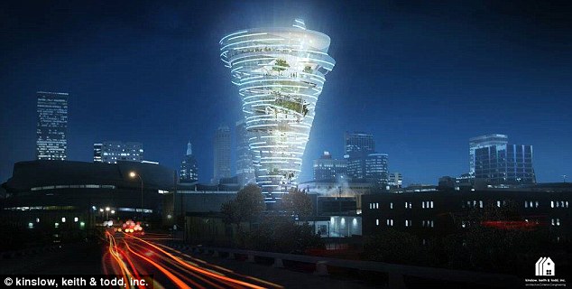 经常遭受龙卷风灾害的美国俄克拉荷马州计划在塔尔萨市建造“龙卷风大厦”