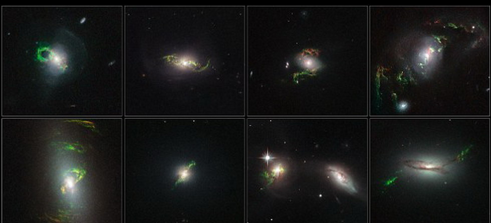 哈勃望远镜共拍摄到8张图片