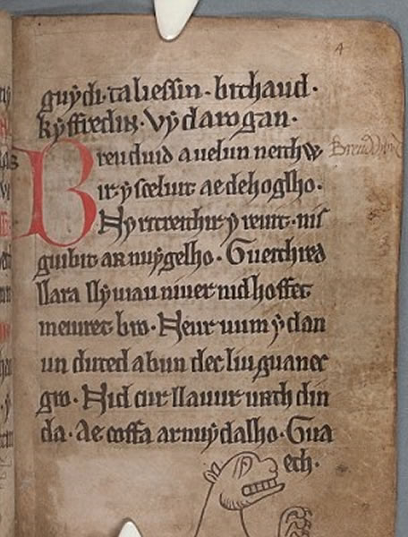 学者以软件修复部分被擦走的图案。