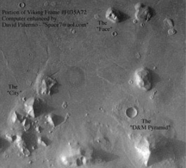 图为“金字塔”的鸟瞰位置