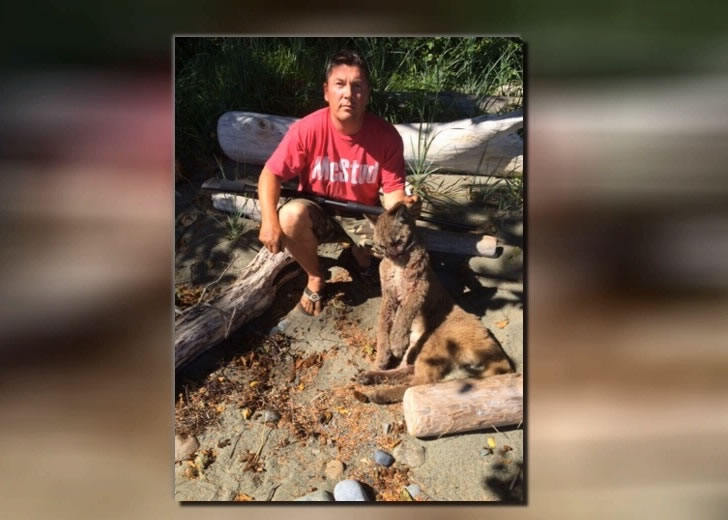 汉森救了贝利后,重返丛林猎杀了该头美洲狮。