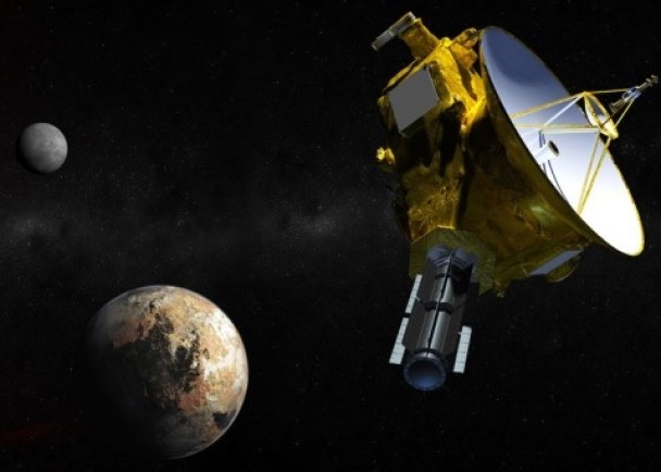 “新视野号”将于周二飞近冥王星。图为构想图。