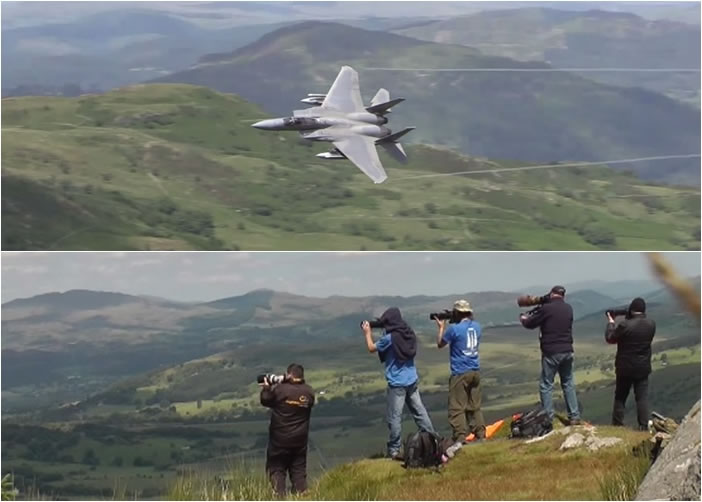 F-15��ɽ�ȸ��ٵͷɣ��ϣ������ڱ�������׽���棨�£���